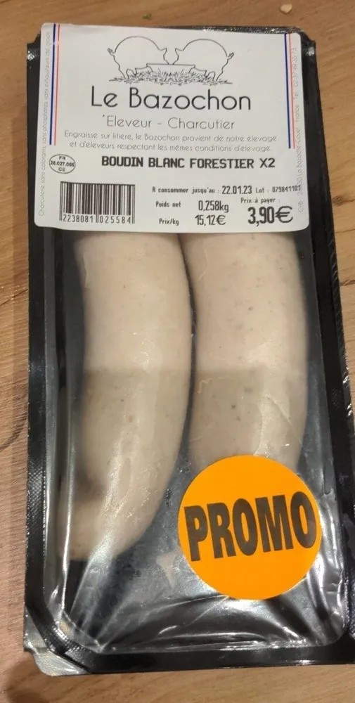 Boudin blanc forestier