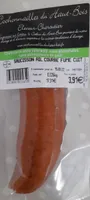 Saucisson ail courbé fumé cuit