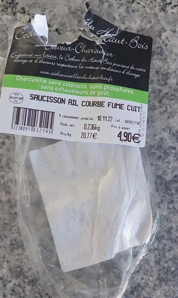 Saucisson à l ail