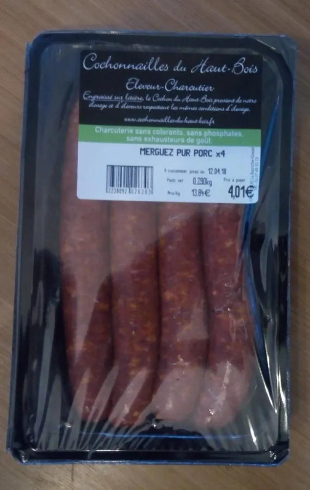 Merguez pur porc