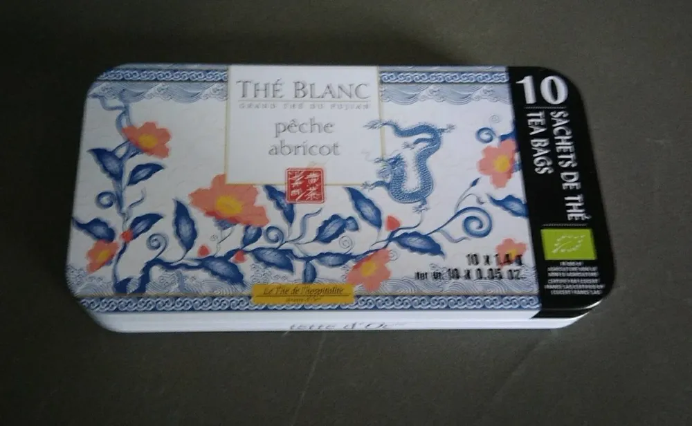 Thé blanc pêche abricot