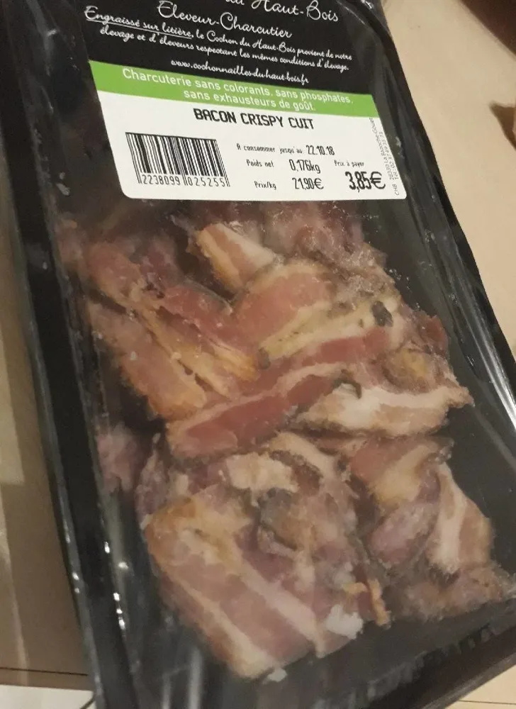 Bacon Crispy cuit