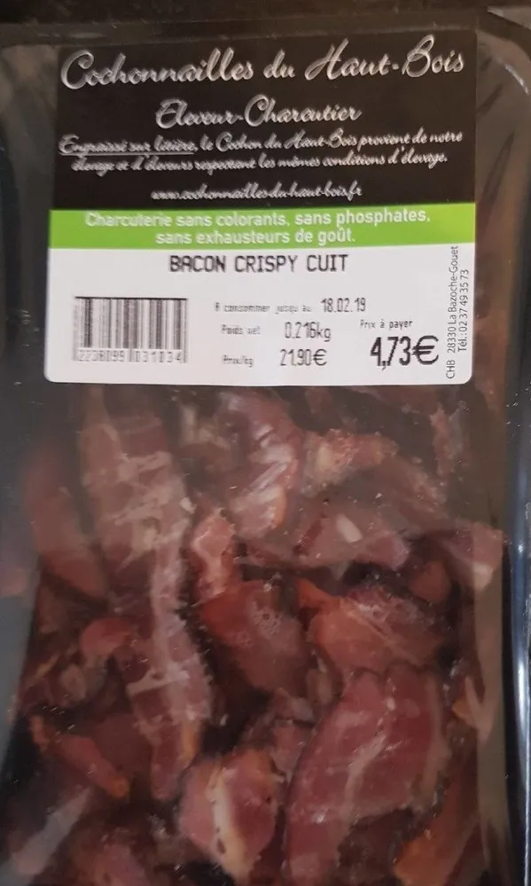 Bacon crispy cuit