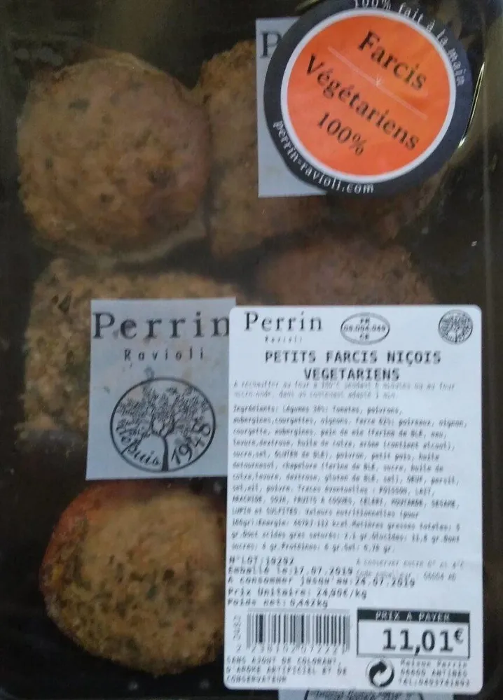 Petits farcis niçois végétariens