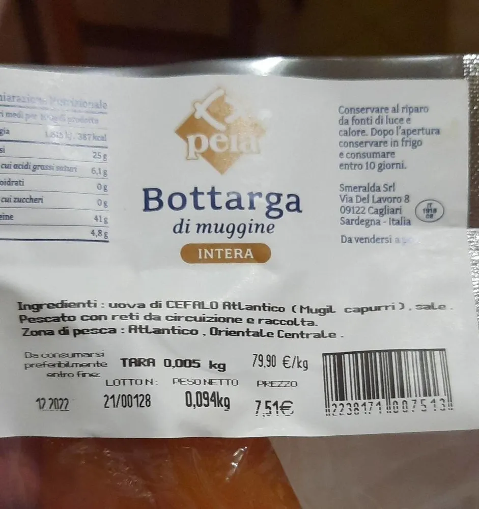 Bottarga di muggine