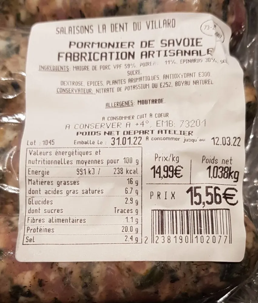 Pormonier de savoie