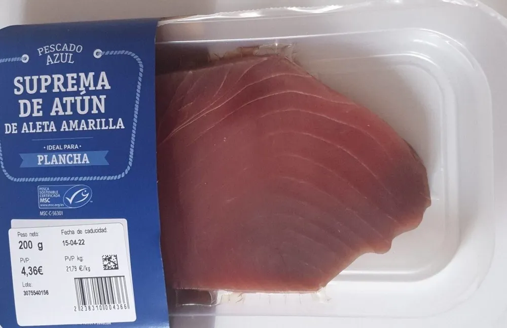 Suprema de atun de aleta amarilla
