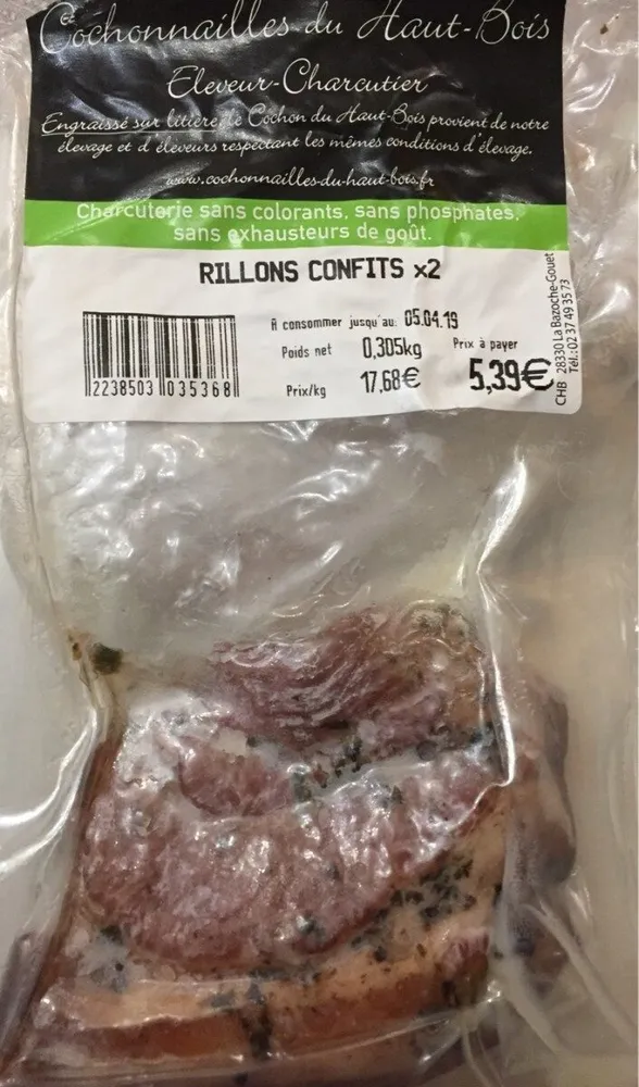 Rillons confits