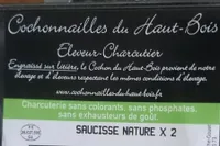 Saucisse nature