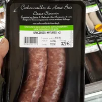 Saucisses natures
