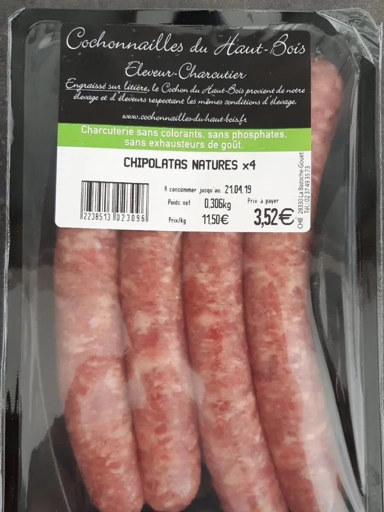 Chipolatas Natures