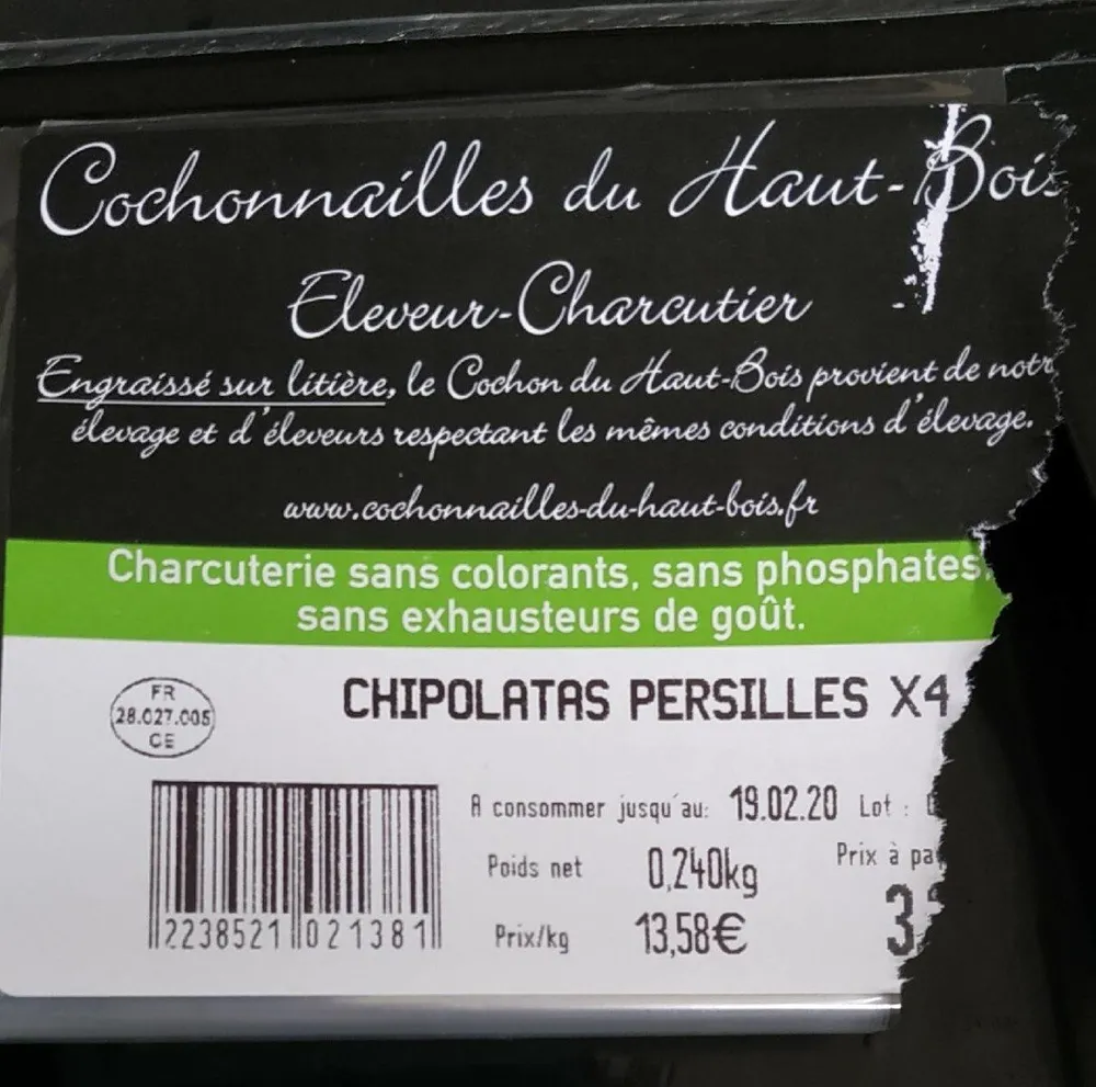 Chipolatas Persillés