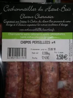 Chips persillees