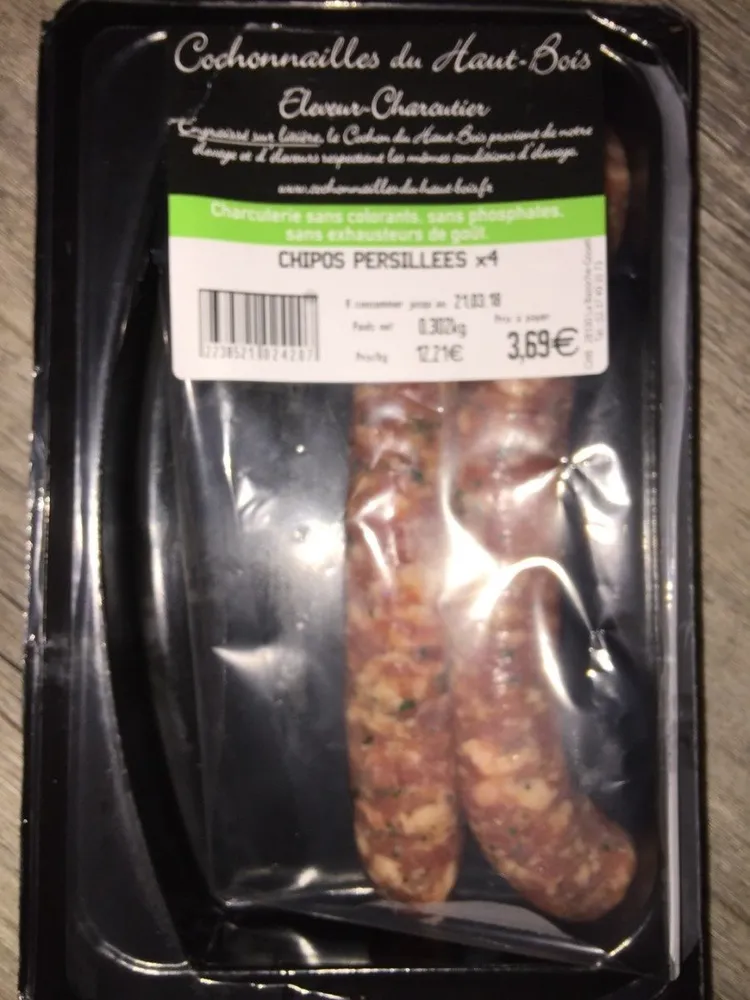 Chippolatas persillées