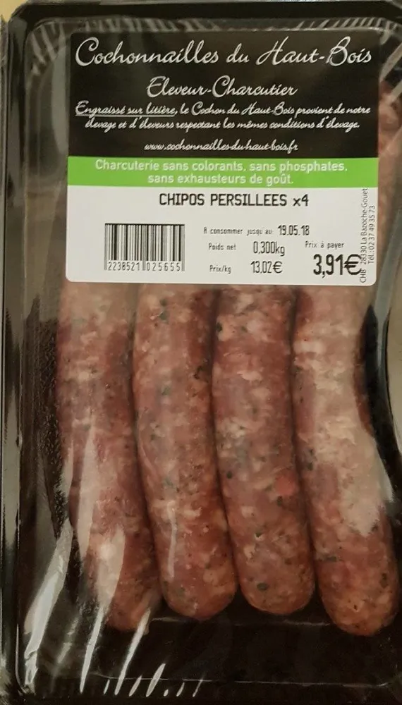 CHIPOS PERSILLÉES