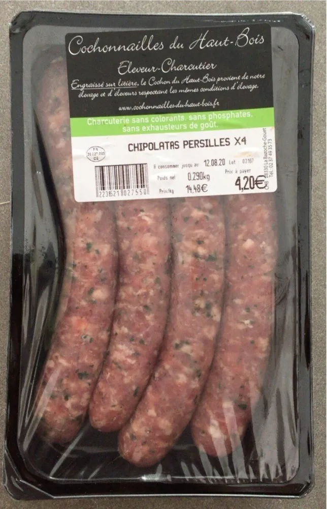 Chipolatas persillées