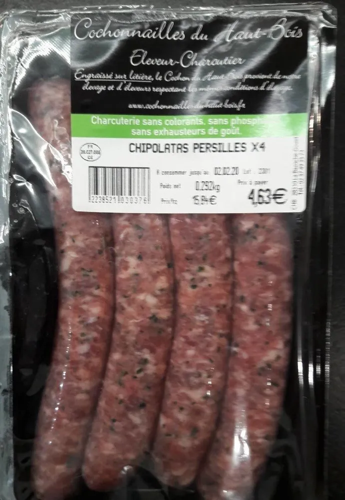 Chipolatas persillées