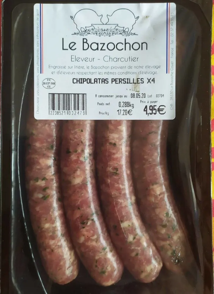 Chipolatas persillées
