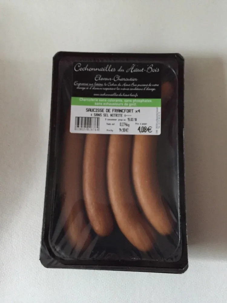 Saucisse francfort x4
