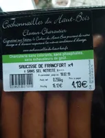 Saucisse de francfort