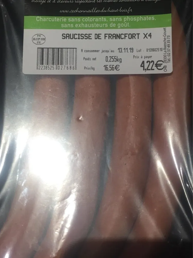 Saucisse de francfort