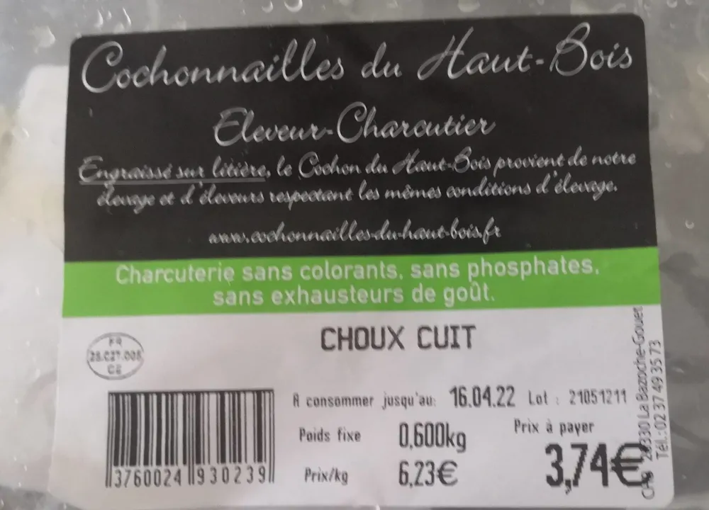 Choucroute cuite