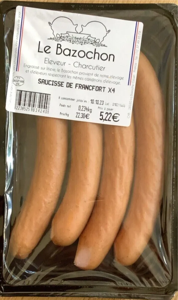 SAUCISSES DE FRANCFORT