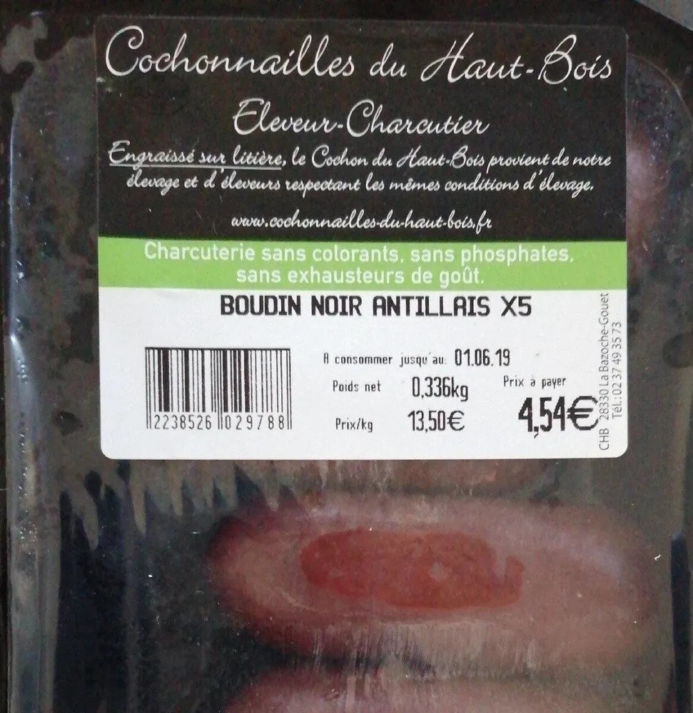 Boudin noir antillais