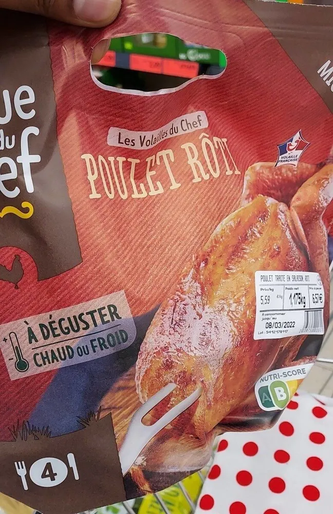 Les volailles du chef Poulet rôti