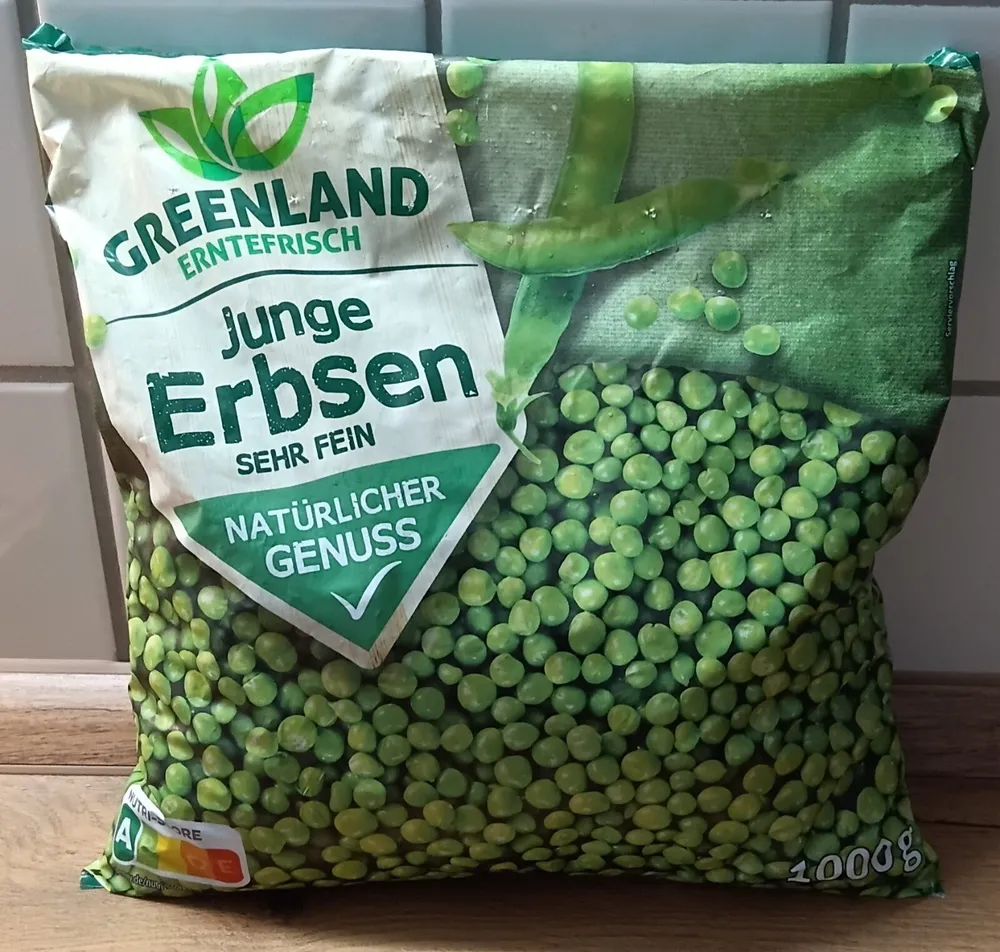Junge erbsen sehr fein tk