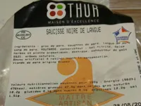 Saucisse noire de langue