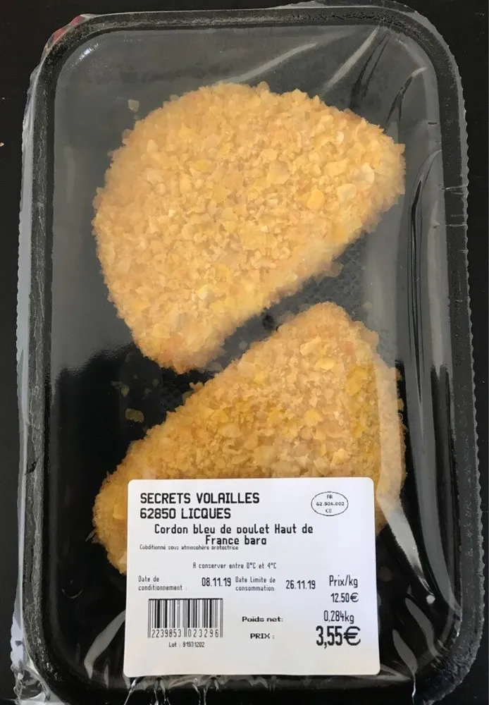 Cordon bleu de poulet