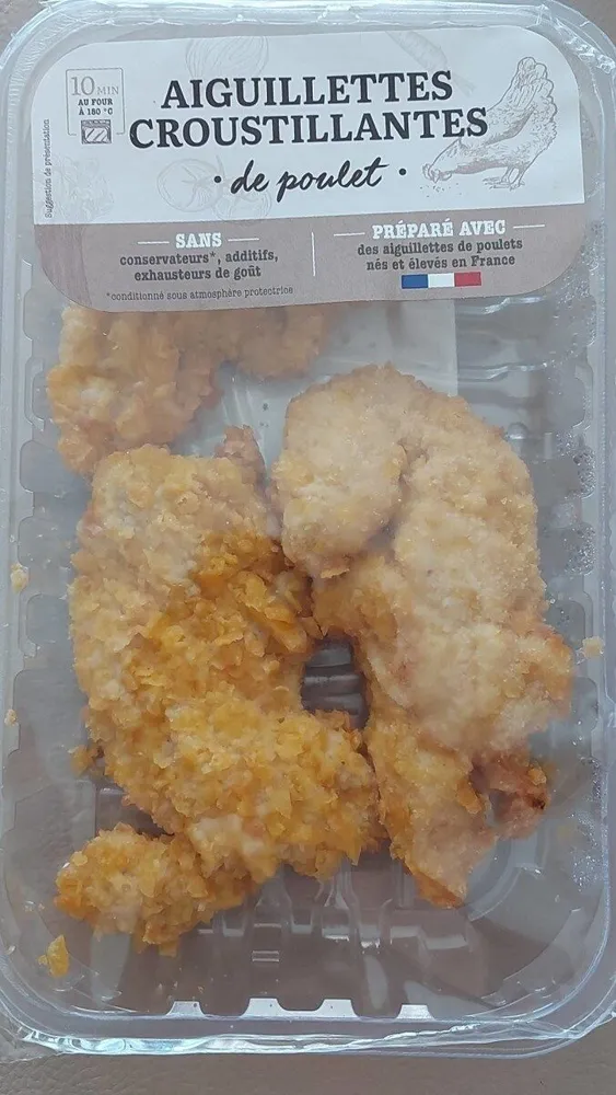 Aiguillettes croustillantes de poulet