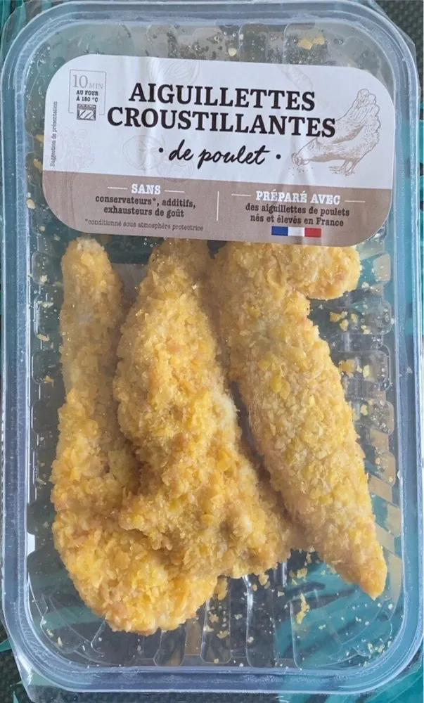 Aiguillettes croustillantes de poulet