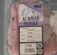 Pechuga de pavo al ajillo