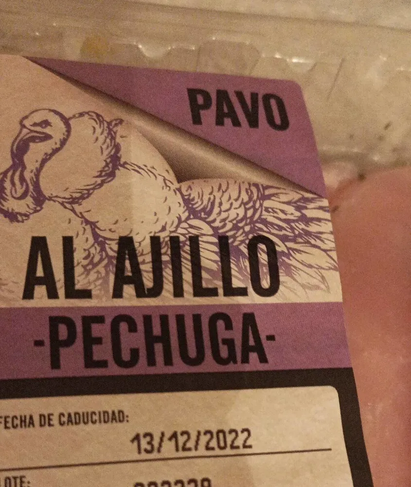 pechuga de pavo al ajillo