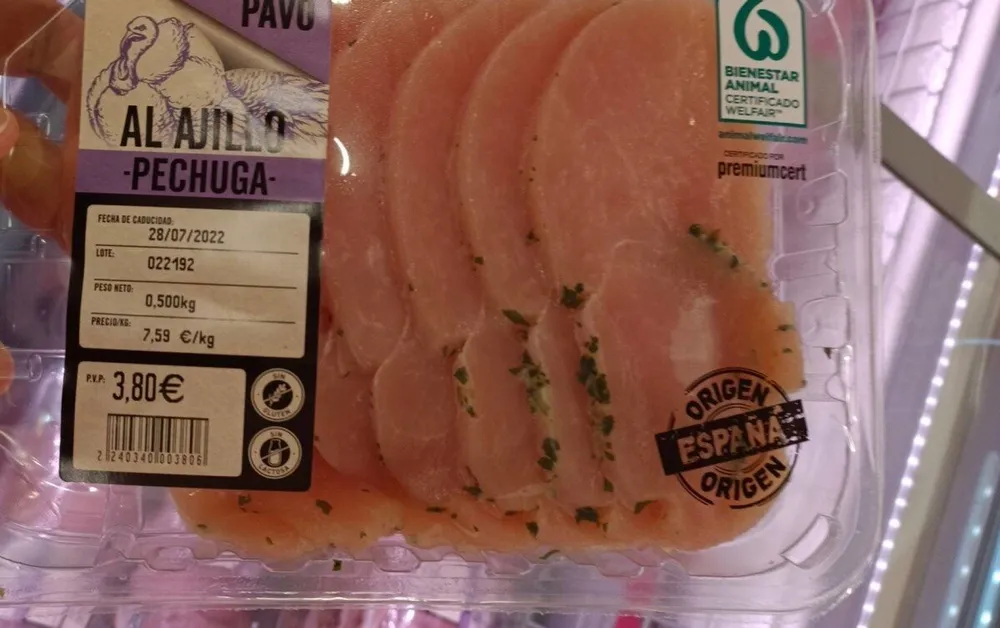 Pechuga de pavo al ajillo