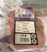 Pavo al ajillo