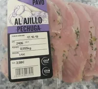 Pechuga de pavo al ajillo