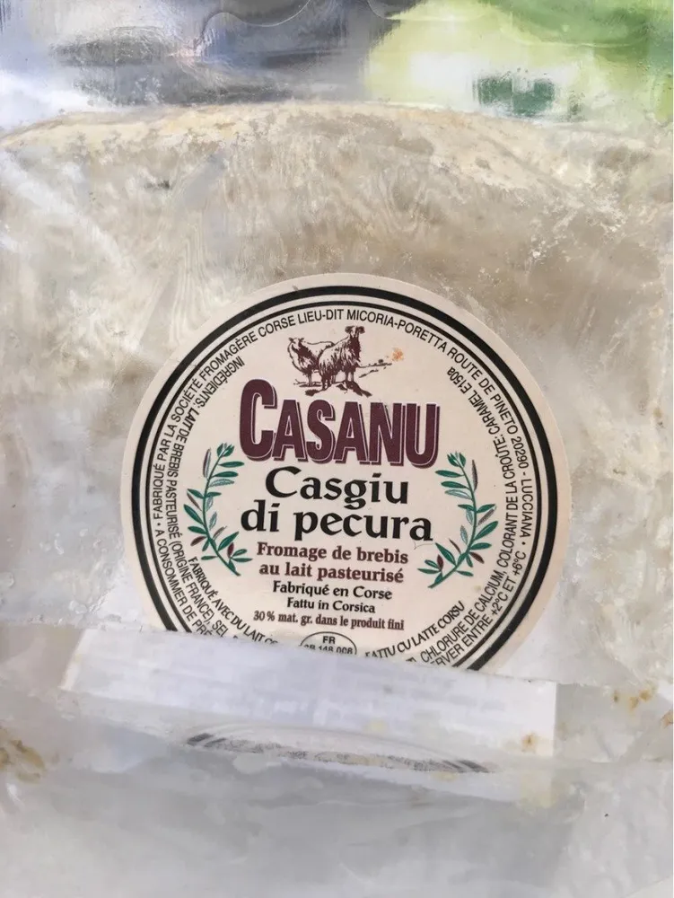Fromage corse de brebis