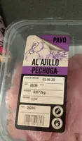 Pechuga de pavo al ajillo