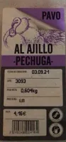 Al ajillo pechuga pavo