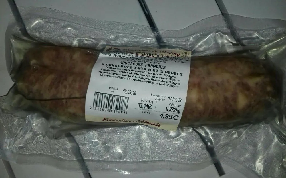 Saucisse à cuire à l huile