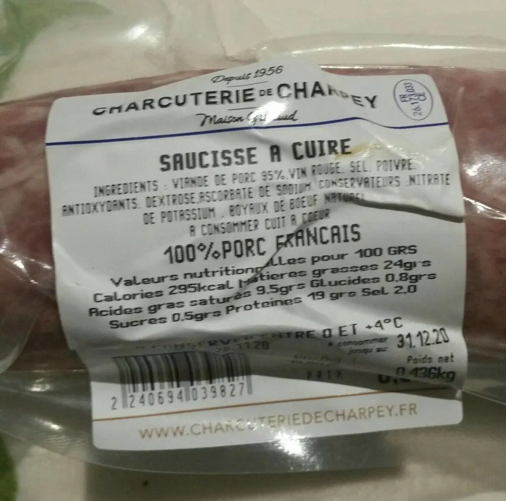 Saucisse à cuire