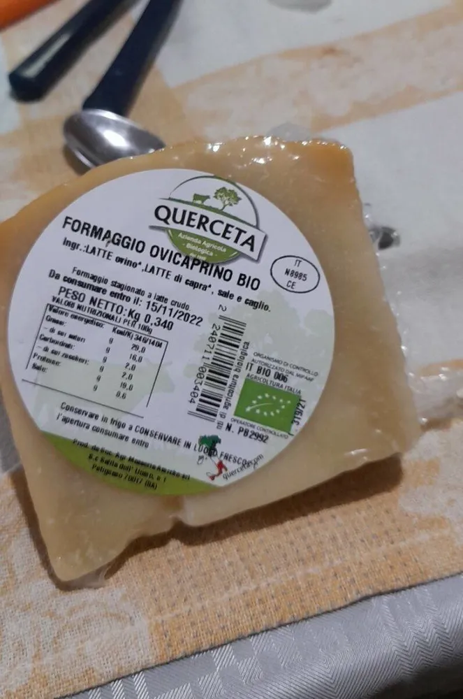 Formaggio ovicaprino bio