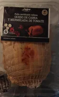 Pollo certificado relleno queso de cabra y mermelada de tomate