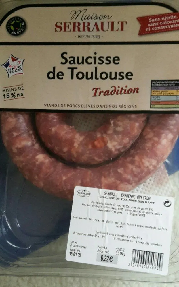 Saucisse de Toulouse