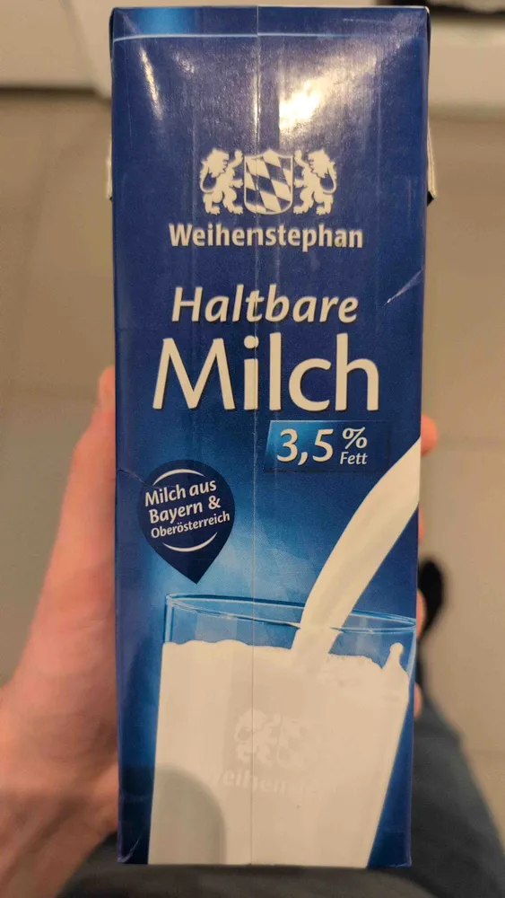 Weihenstephan Haltbare Milch 3,5% Fett