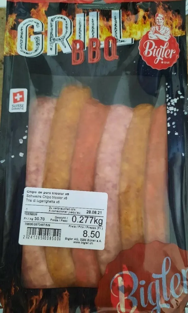 Chipo de porc tricolor