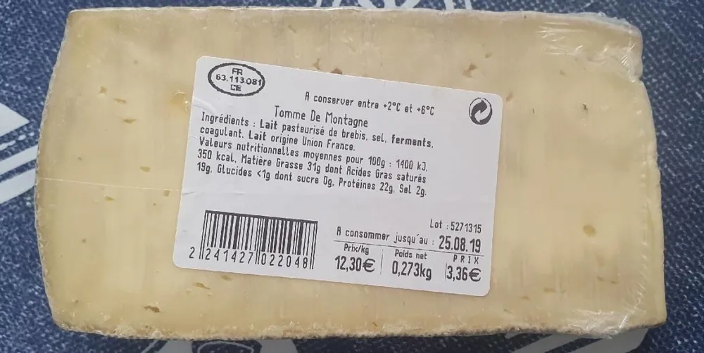 Tomme de Montagne